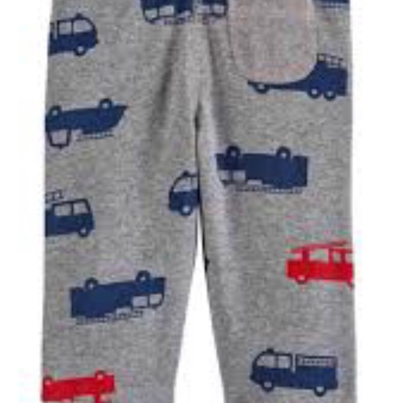 Carter’s red/gray/blue ‘Firetruck’ 3 piece set, size 3m - Picture 2 of 9